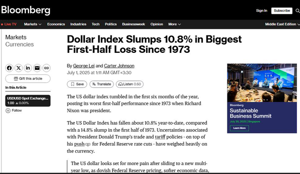 شوک شدید ترامپ به دلار/ سقوط تاریخی دلار رقم خورد