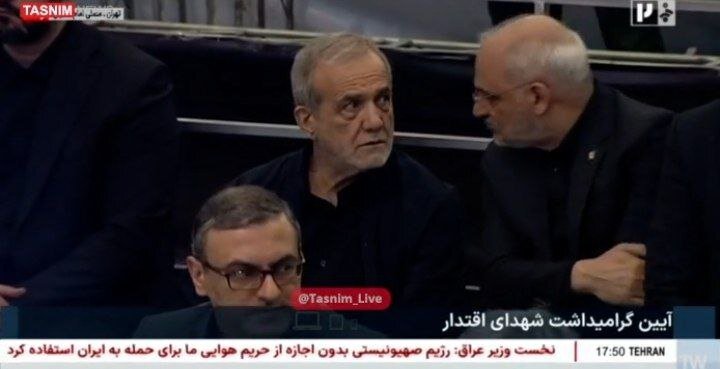 حضور پزشکیان در مراسم گرامیداشت شهدای اقتدار + تصاویر