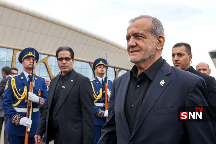 دیدار روسای جمهور ایران و تاجیکستان/ تصاویری از لحظه ورود پزشکیان به جمهوری آذربایجان