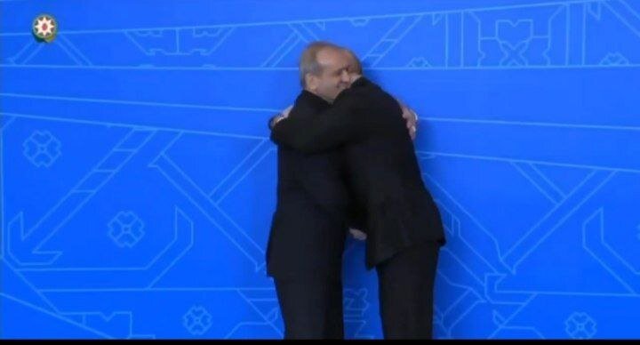 دیدار پزشکیان و الهام علیاف+تصاویر