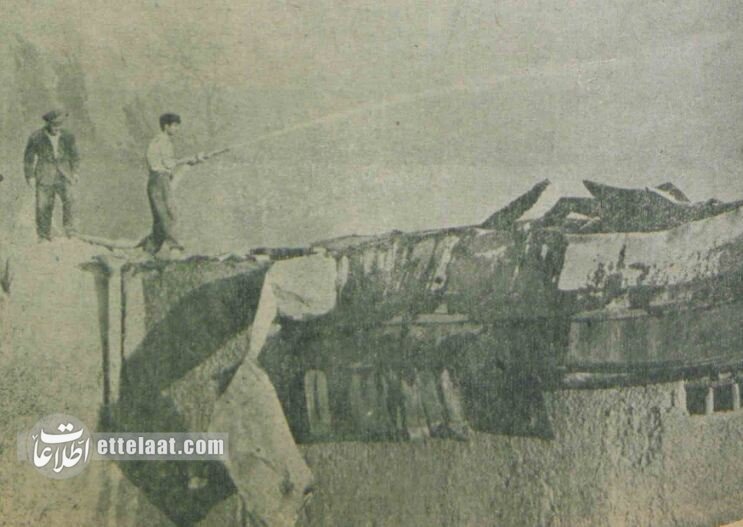 عکسهایی از بزرگترین آتشسوزی تاریخ تهران در هفتاد سال پیش
