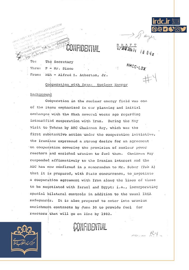 اسناد نگرانی عمیق آمریکا از بلندپروازی‌های هسته‌ای شاه