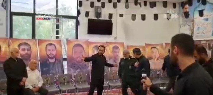 تصاویری از سردار قاآنی در مراسم بزرگداشت شهدای نیروی قدس سپاه