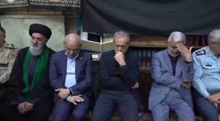 حضور پزشکیان در مراسم بزرگداشت چندتن از فرماندهان ارتشی/ سردار رادان و سرلشکر حاتمی هم بودند+ تصاویر