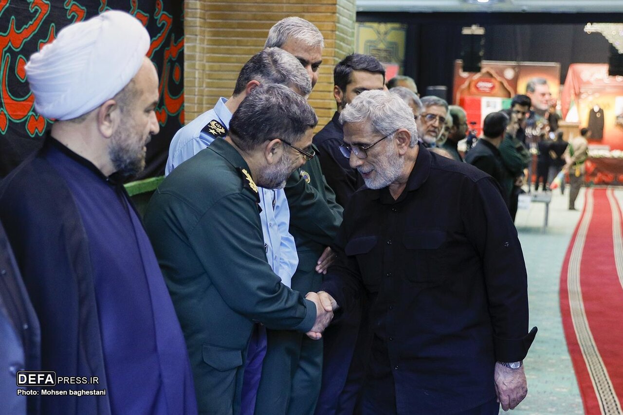 تصاویری از مراسم بزرگداشت سرداران شهید ربانی و محرابی/ فدوی و قاآنی هم آمدند/ مداح مشهور هم حضور داشت