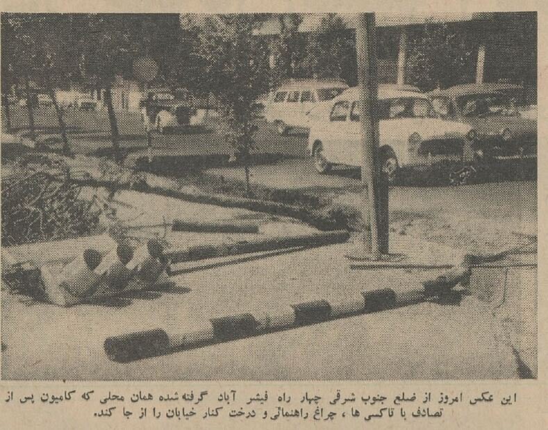 دو تصادف مرگبار که کامیون‌ها را از خیابان‌های تهران جمع کرد +عکس