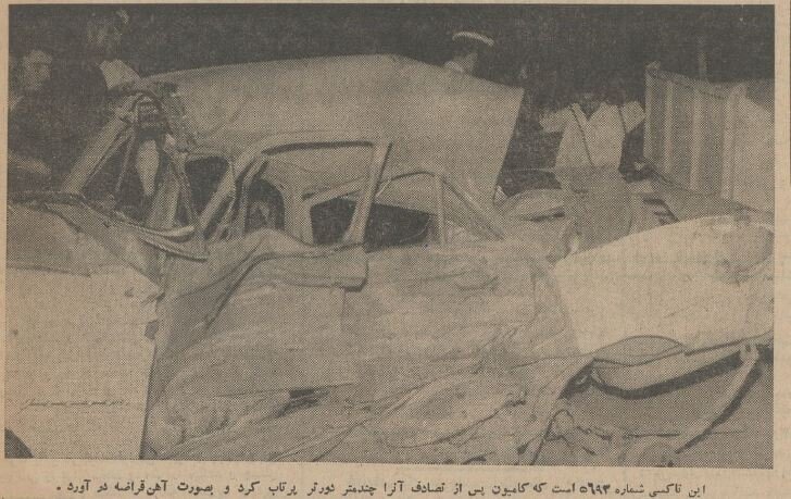 دو تصادف مرگبار که کامیون‌ها را از خیابان‌های تهران جمع کرد +عکس