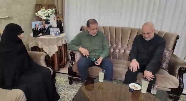 دیدار قالیباف با خانواده شهید سردار محققی + تصاویر