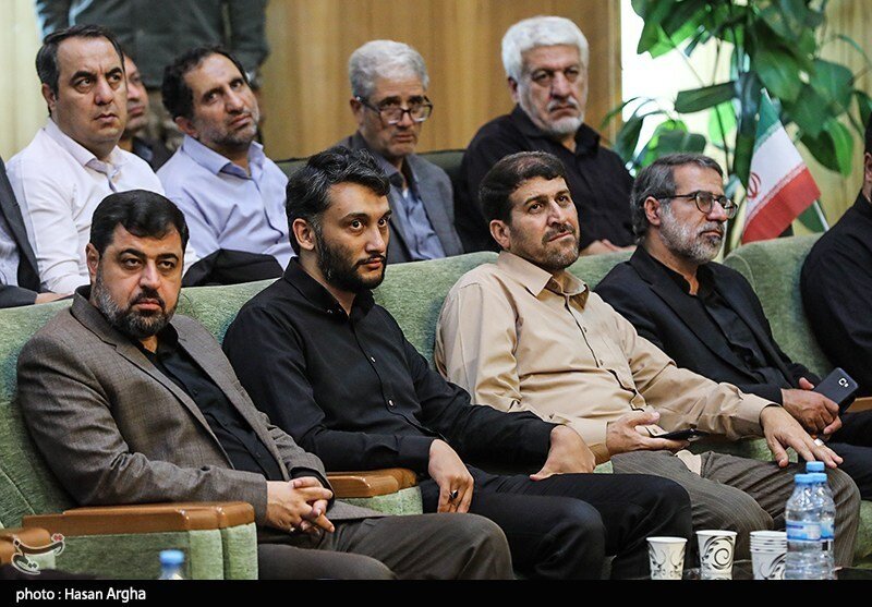 مراسم چهلمین روز شهادت رئیس دانشگاه آزاد + تصاویر