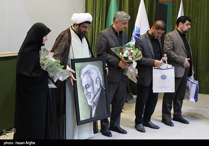 مراسم چهلمین روز شهادت رئیس دانشگاه آزاد + تصاویر