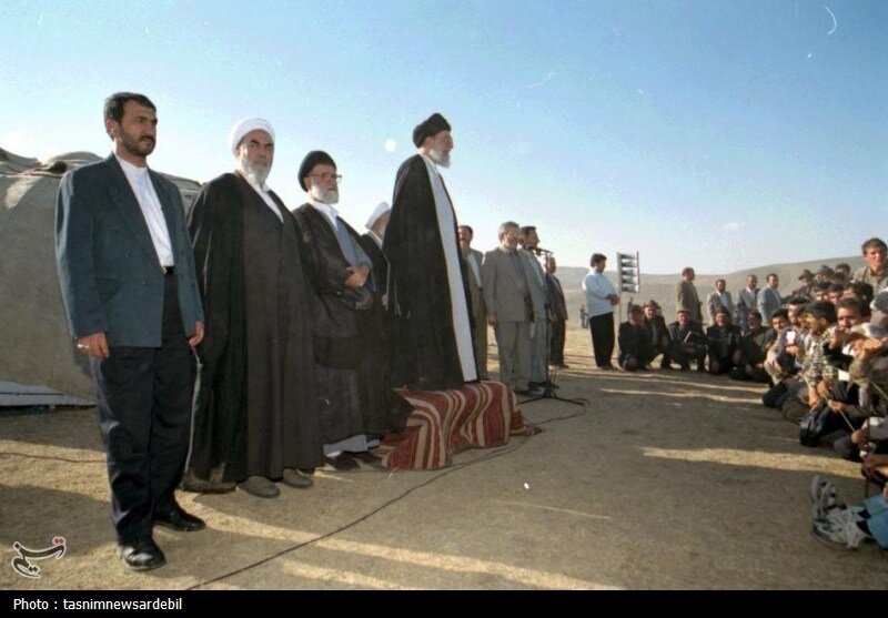 عکس هایی از سفر ۲۵ سال قبل رهبری به استان اردبیل