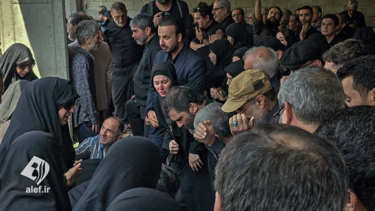 چهره‌های حاضر در مراسم تشییع احمد توکلی/ از حضور زاکانی تا حزن روح الامینی + تصاویر