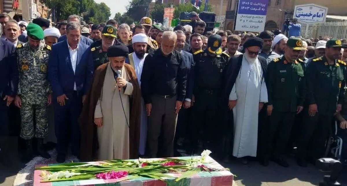 پیکر شهید نارنجی به خاک سپرده شد