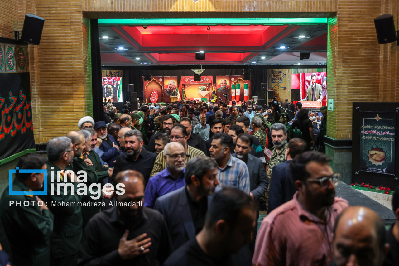 حضور مقامات لشکری و کشوری در گرامیداشت سردار غیب پرور/ علت شهادت جانشین قرارگاه امام علی (ع) چه بود؟