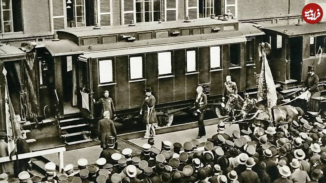 عکس/ تجمع منحصربه‌فرد آلمانی‌ها در استقبال از ناصرالدین‌شاه