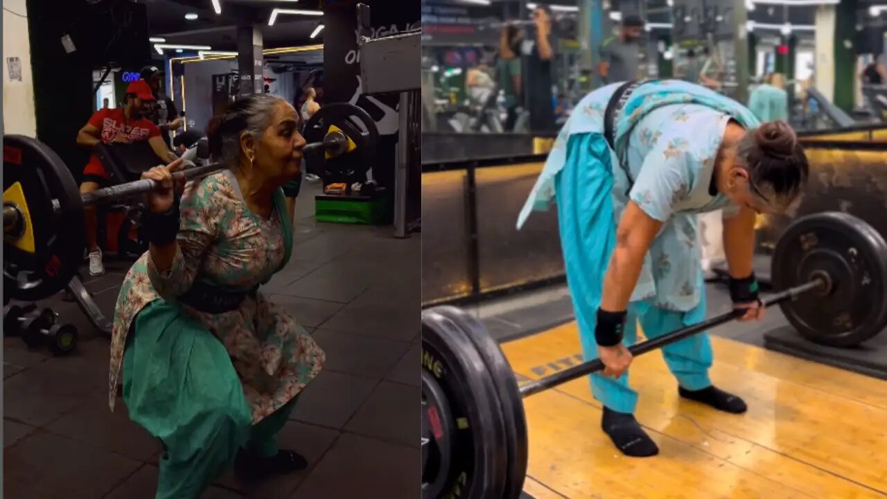 از عصا تا وزنه‌های سنگین؛ چگونه «مادر وزنه‌بردار» در ۷۰ سالگی آرتروز را شکست داد؟/ مدیریت آرتروز با بلندکردن وزنه‌ ۱۰۰ کیلویی/ عکس