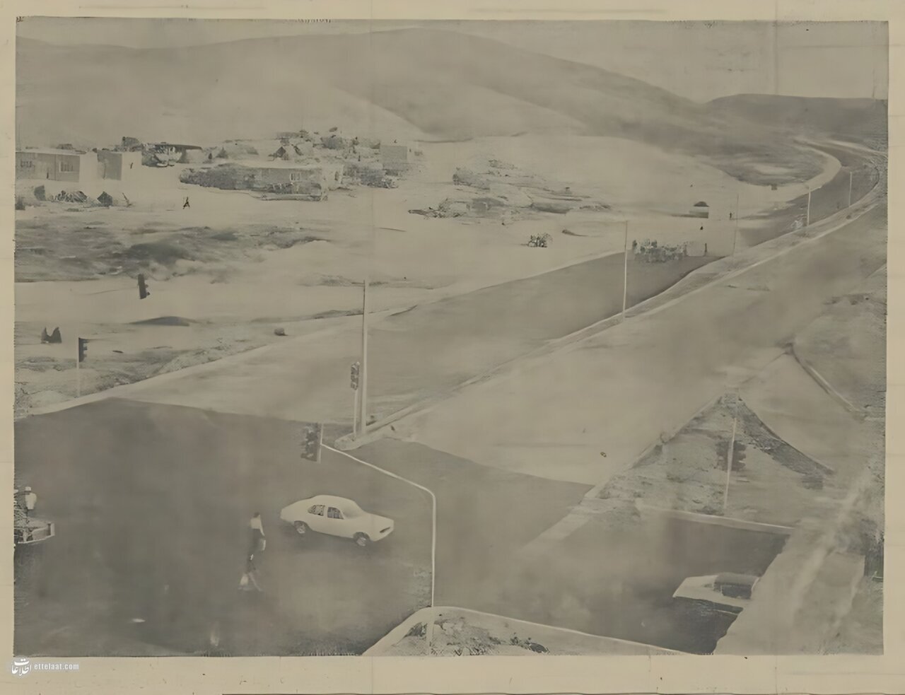 عکس/ خیابان جردن تهران در نیم قرن پیش