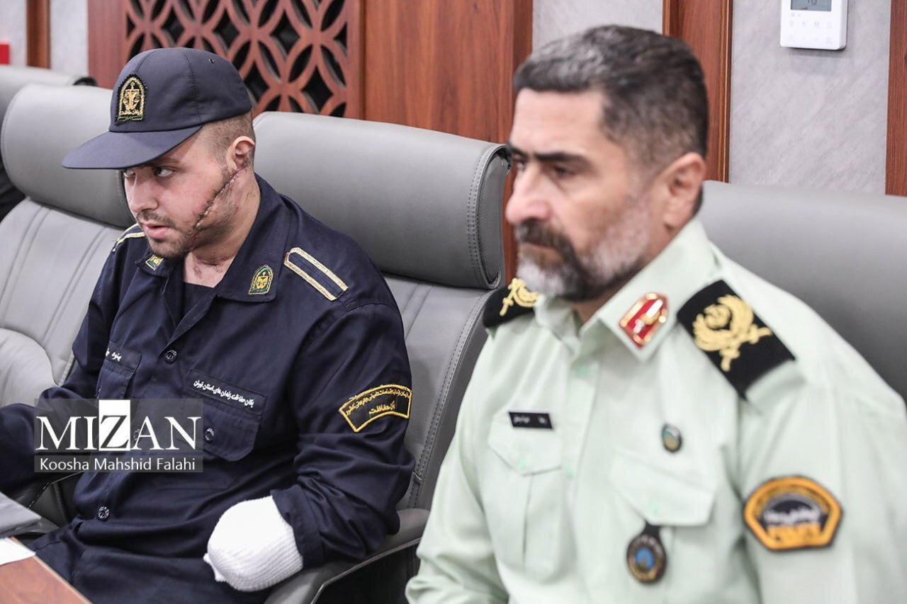 سرباز جانباز حمله اسرائیل به زندان اوین + تصویر