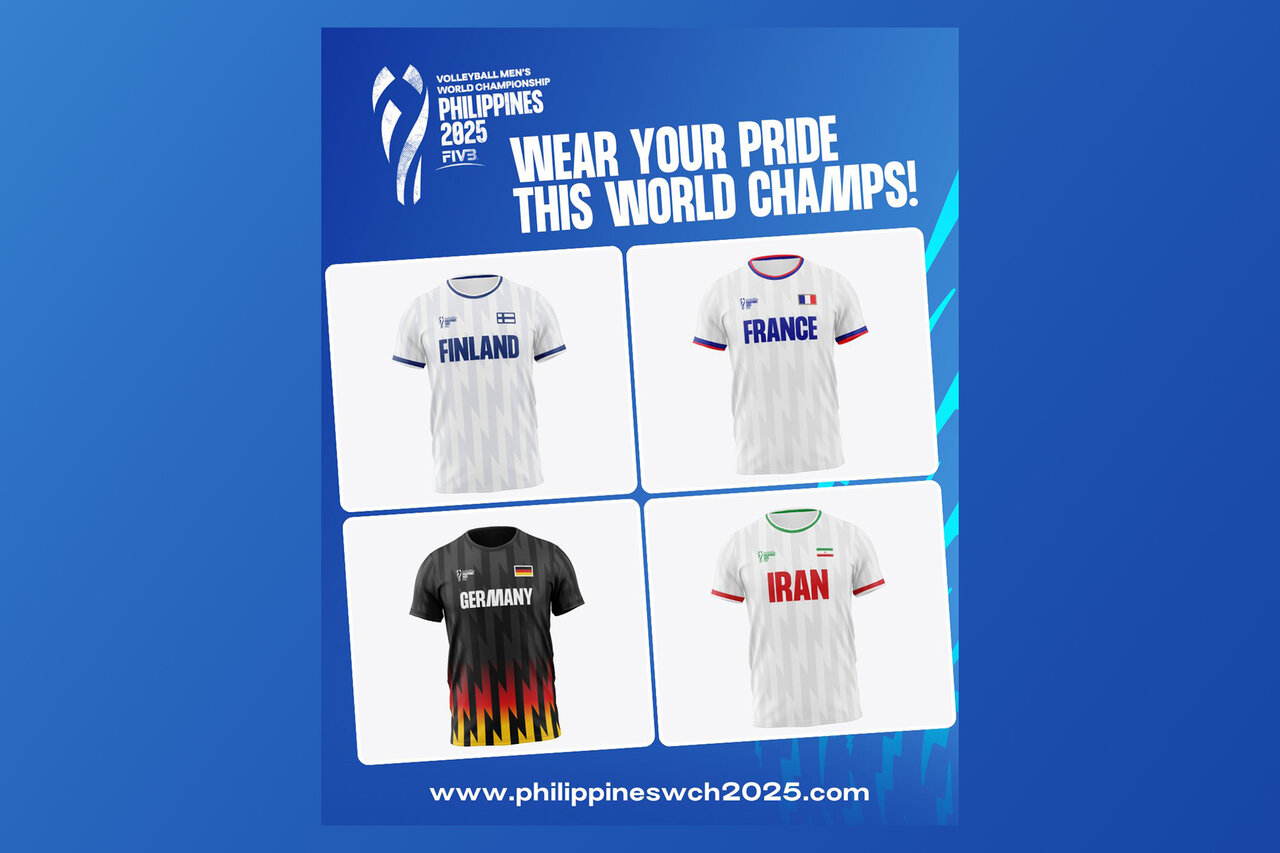 عکس | رونمایی از پیراهن هواداری ایران در والیبال قهرمانی جهان