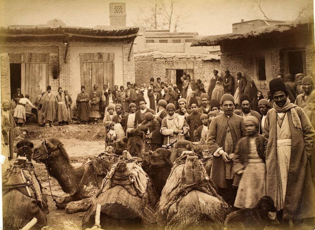 عکس/ محله عودلاجان تهران در زمان سلطنت ناصرالدینشاه قاجار