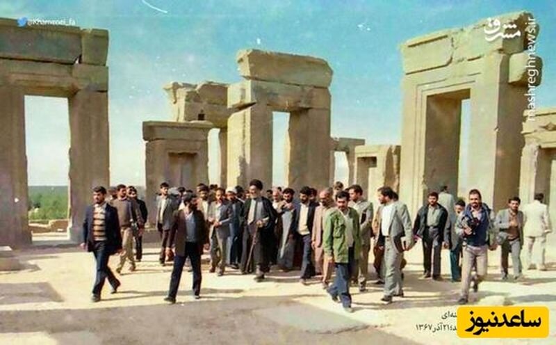 بازدید آیتالله خامنهای از تختجمشید در سال ۶۷ + عکس و جزئیات