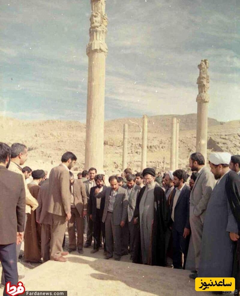 بازدید آیتالله خامنهای از تختجمشید در سال ۶۷ + عکس و جزئیات
