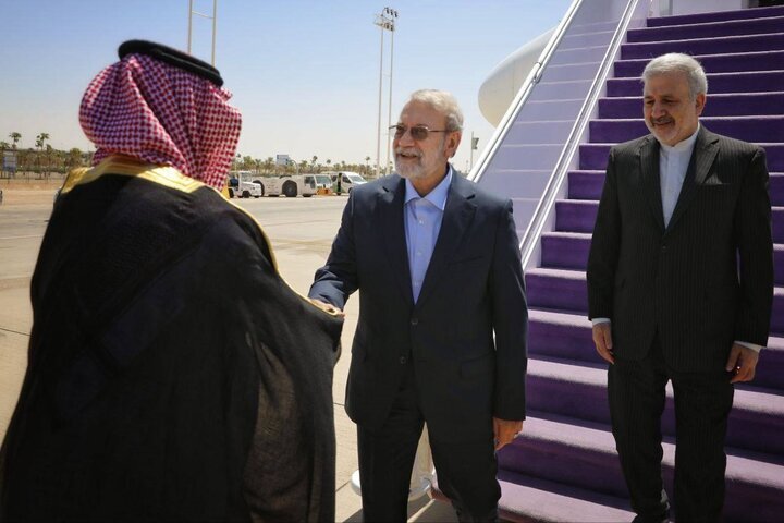 لاریجانی به عربستان رفت+تصویر