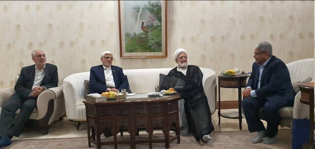 کروبی در دیدار با عارف: مشکلات مردم خیلی سخت تر از سالهای گذشته شده است/ عدم قاطعیت در اجرای شعارهای انتخاباتی موجب ناامیدی رای دهندگان است