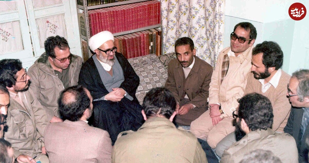 عکس/ دیدار شهید رجایی با آیتالله منتظری؛ سال ۱۳۵۹