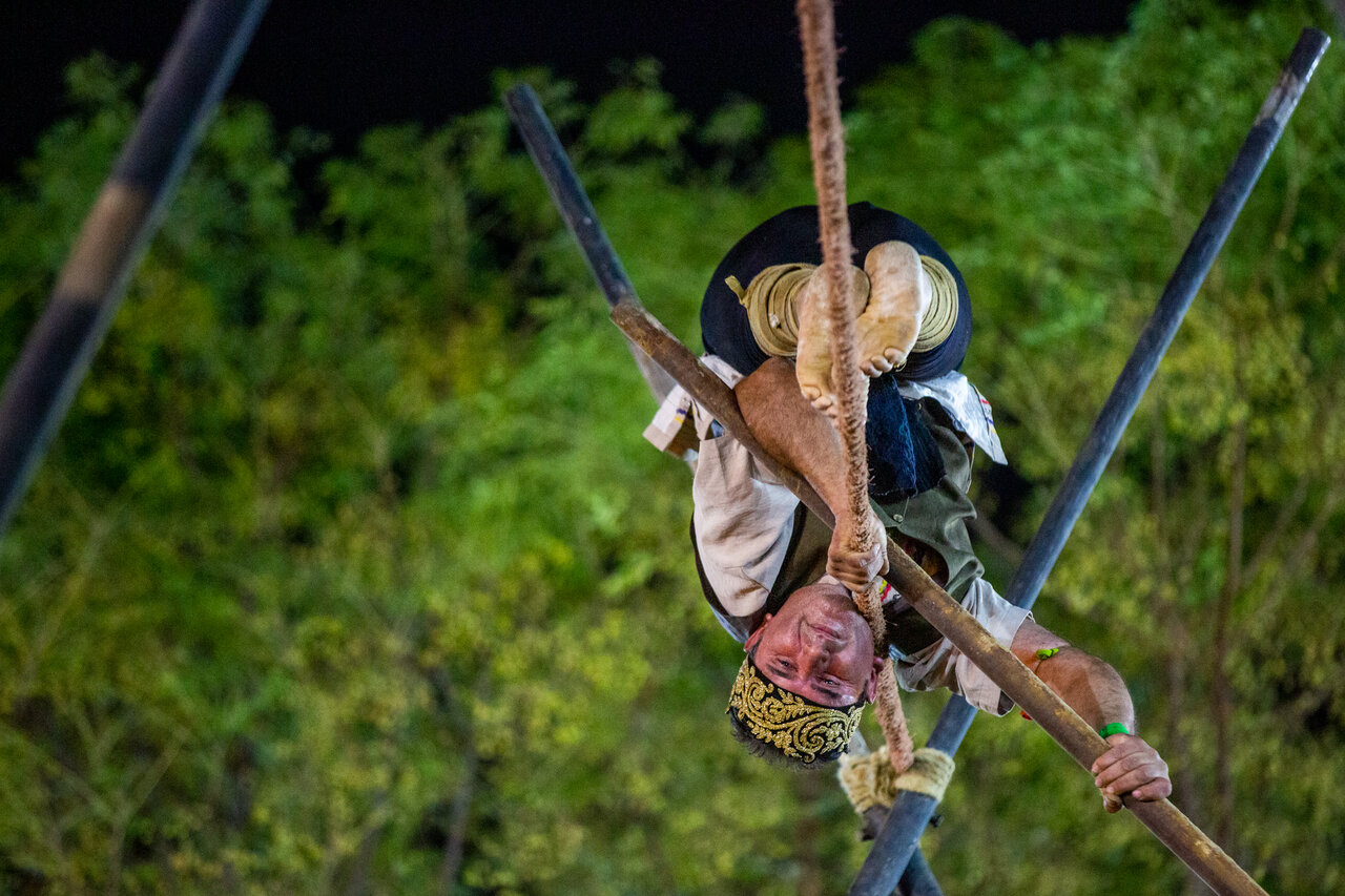 ‌از سیاه‌بازی خردسالان تا اجرای هیجان‌انگیز زوج لافندباز گیلانی| عکس