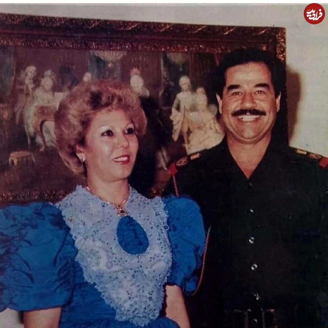 عکس/ صدام با چهره خوشحال در کنار همسر اولش؛ دهه ۶۰