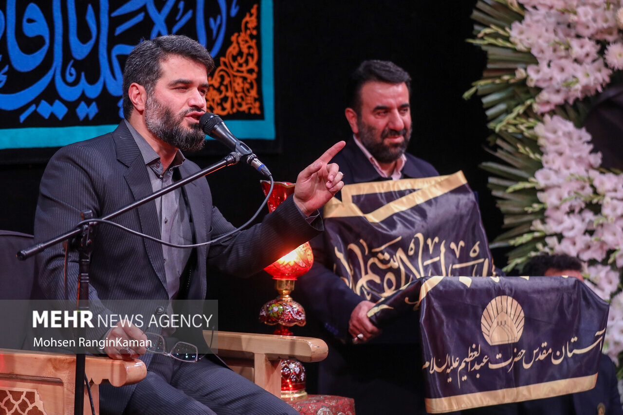 عکسی از رئیس ستاد انتخاباتی سعید جلیلی در مراسم ختم مادر مداح مشعور/ مخبر و دبیر هم آمدند+ تصاویر