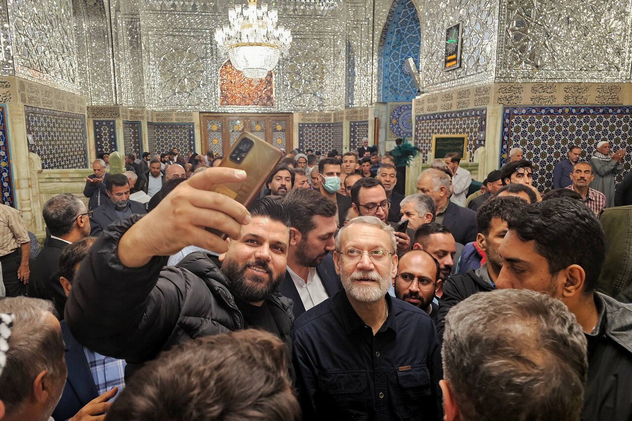 دبیر شورای عالی امنیت ملی به زیارت رفت + تصویر