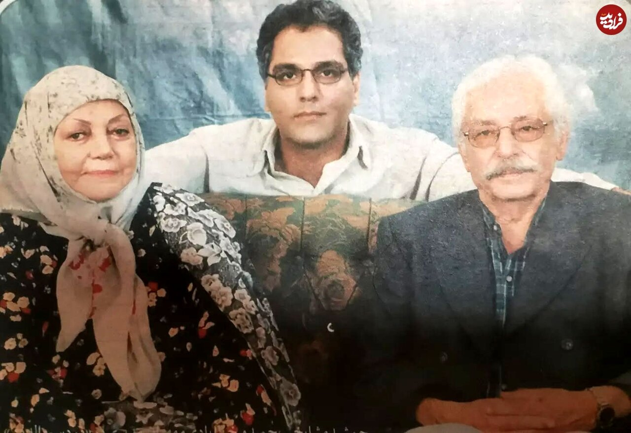 عکس | تصویری جالب از حمیده خیرآبادی در کنار جمشید مشایخی و مهران مدیری در سال ۷۹