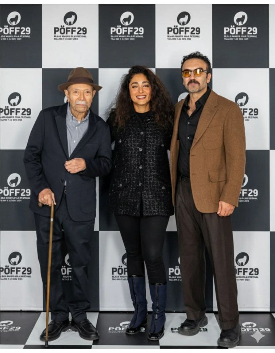 گلشیفته فراهانی و علی نصریان روی فرش قرمز+عکس