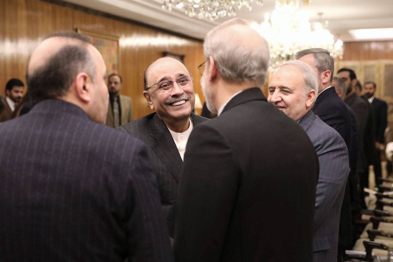 تصاویر خاص از دیدار لاریجانی با رئیسجمهور پاکستان + عکس