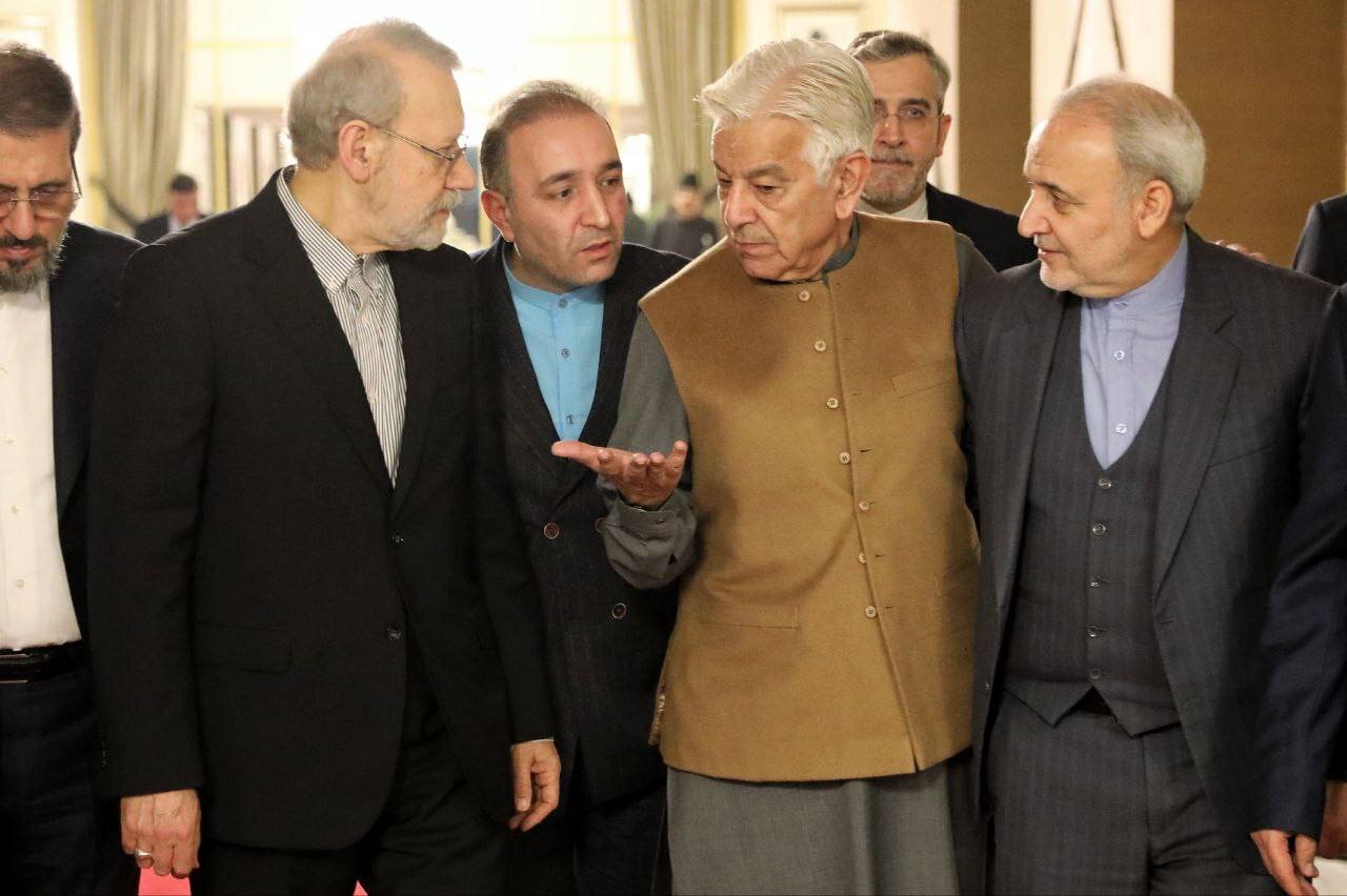 تصاویر خاص از دیدار لاریجانی با رئیسجمهور پاکستان + عکس