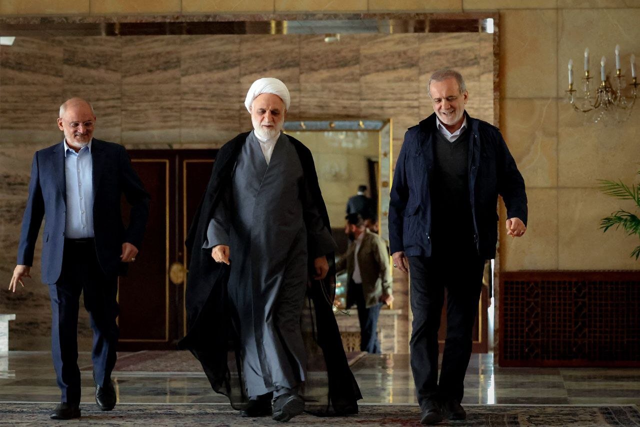 عکس خاص از نشست مشترک سران قوا + تصویر