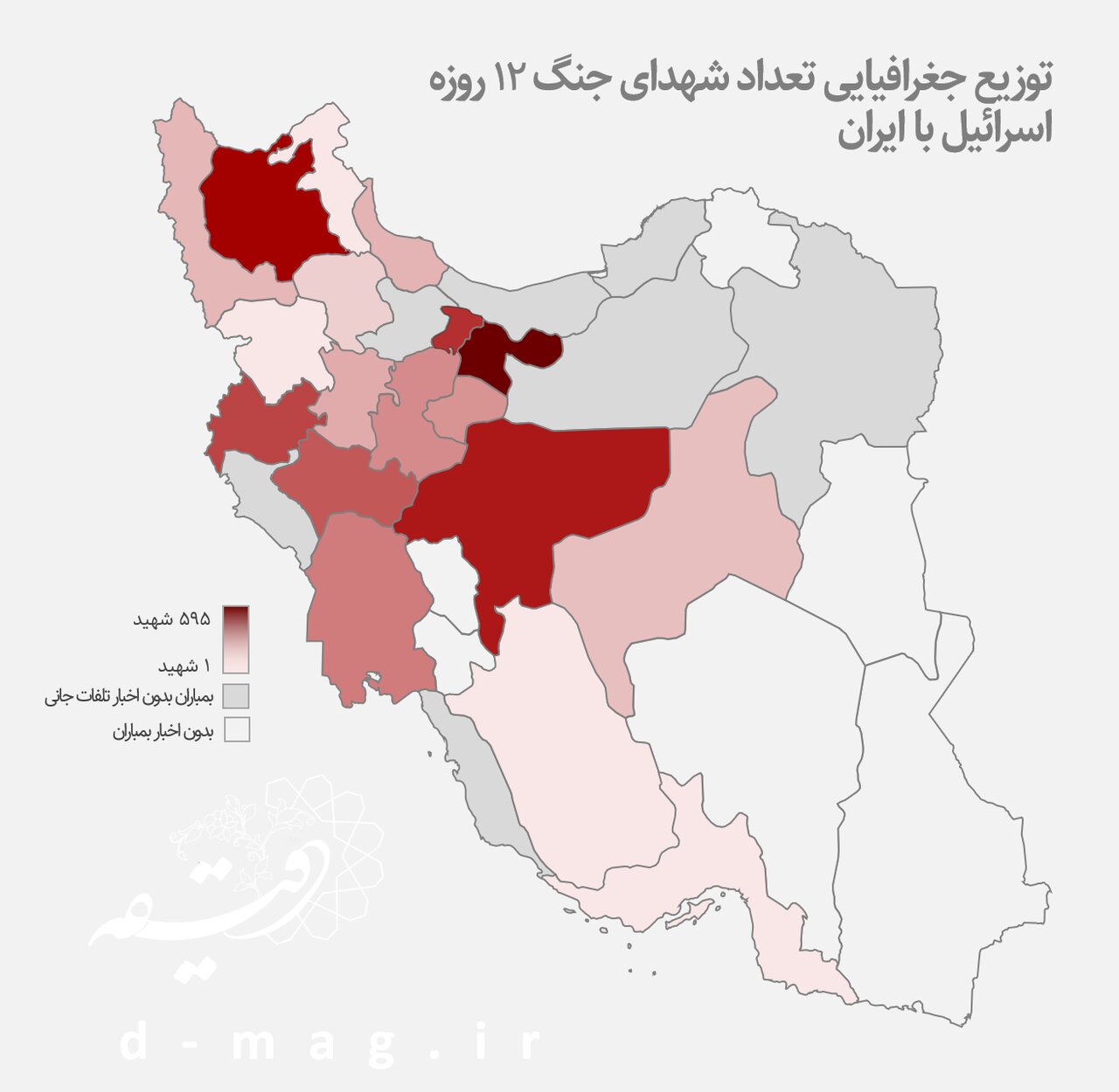 سهم ۴۶ درصدی غیرنظامیان در شهدای جنگ ۱۲ روزه/ ۲۵ استان هدف حمله/مقایسه جنگ ۱۲ روزه اسرائیل و ایران با جنگ ۸ ساله عراق و ایران
