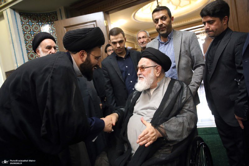 تصاویر دیدنی از مرحوم آیت الله سید مهدی امام جمارانی در کنار چهره‌های سیاسی + عکس