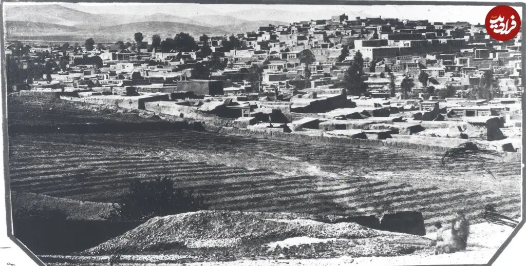 نمایی از کرمانشاه در حدود ۱۴۰ سال قبل / عکس